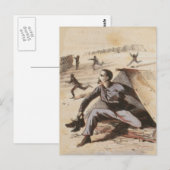 Late burgeroorlog in Roll Call Briefkaart (Voorkant / Achterkant)