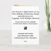 late herfst kaart (Achterkant)