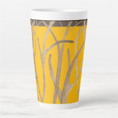 Late herfst op een grote latte Mok (Voorkant)