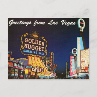 Late Late 1950s Las Vegas Briefkaart