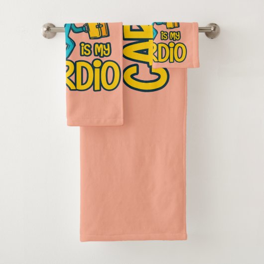 Late lopen is mijn hart bad handdoek (Insitu)