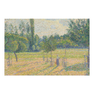 "Late middag in onze weide" - Camille Pissarro Foto Afdruk