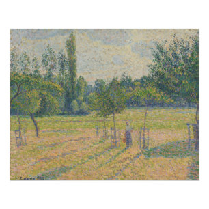 "Late middag in onze weide" - Camille Pissarro Perfect Poster