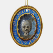 Late middeleeuwse manuscript schedel keramisch ornament (Rechts)