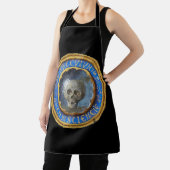 Late middeleeuwse manuscript schedel schort (Insitu)