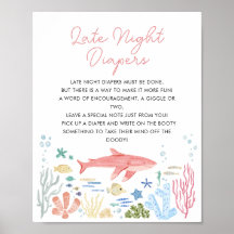 Late Night Daipers onder het Zeeen Baby shower