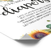 Late Night Diapers Baby shower Game Sign Poster (Hoek)