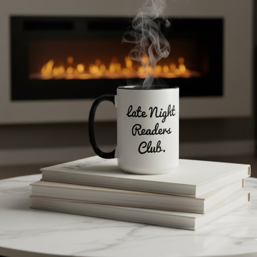 Late Night Readers Club Coffee Tea Mug