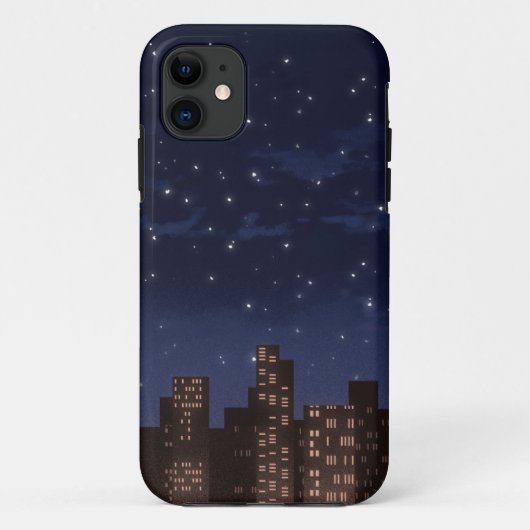 Late Night Sky Telefoon Case-Mate iPhone Case (Achterkant)