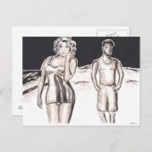 Late Night Walk briefkaart (Voorkant / Achterkant)