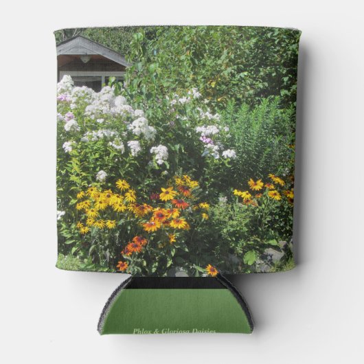 Late seizoen Phlox en Gloriosa Daisies Blikjeskoeler (Voorkant)