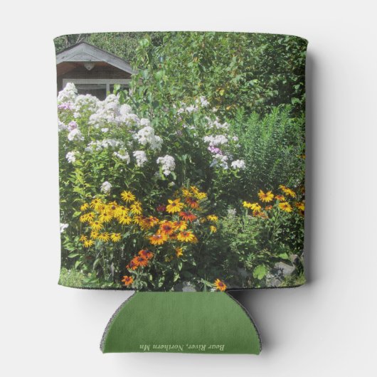 Late seizoen Phlox en Gloriosa Daisies Blikjeskoeler (Achterkant)