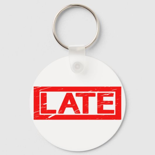 Late Stamp Sleutelhanger (Voorkant)