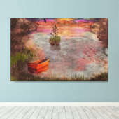 Late Summer Eve in Lambshire Cove Canvas Afdruk (Insitu (Houten vloer))