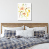 Late Summer Flowers I Canvas Afdruk (Insitu (Slaapkamer))