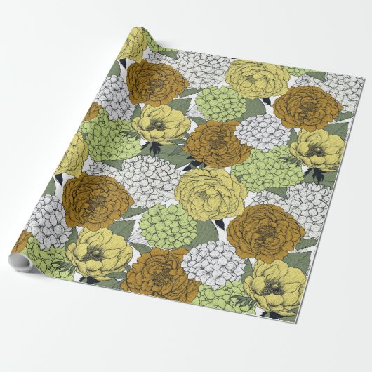 Late tuin 2 cadeaupapier (Uitgerold)