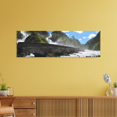 Latefossen waterval in Noorwegen canvas Afdruk (Insitu (Woonkamer))