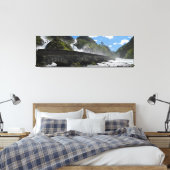 Latefossen waterval in Noorwegen canvas Afdruk (Insitu (Slaapkamer))