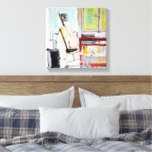 L'Atelier de l'Apprenti Peintre 1982 Toile (Insitu(Chambre))