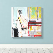 L'Atelier de l'Apprenti Peintre 1982 Toile (Insitu (Plancher de Bois))