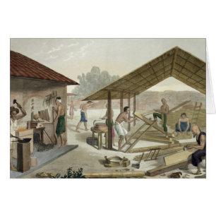 L'atelier de menuiserie dans Kupang, Timor,