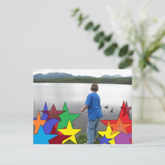 LATEN BRIEFKAART (Staand voorkant)