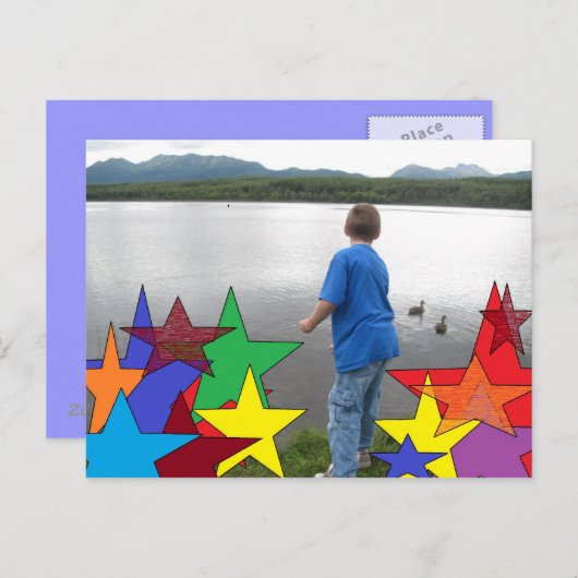 LATEN BRIEFKAART (Voorkant / Achterkant)