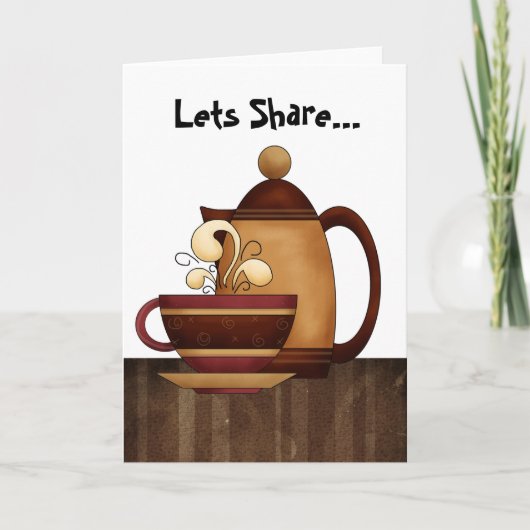 Laten delen... kaart (Voorkant)