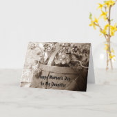 LATEN EN PRIJS VOOR UW DOCHTER OP MOEDERDAG KAART (Gele Bloem)