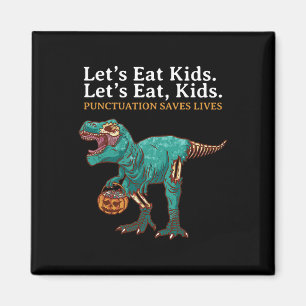Laten eten Kinder dinosaurus Zombie Trick Treat Di Magneet