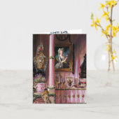 Laten Eten Taart Marie Antoinette PAPIER/GROOTTE O Kaart (Gele Bloem)