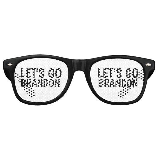 LATEN GAAN BRANDON NOVELTY SUNGLASSES FUNNY RETRO ZONNEBRIL (Voorkant)