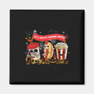 Laten kijken Horror Films Halloween Fun Ghost Skel Magneet