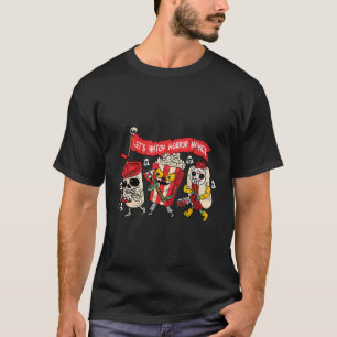 Laten kijken Horror Films Halloween Grappige Ghost T-shirt
