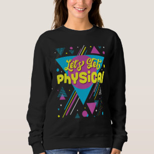 Laten krijgen Fysieke 80s  Fitness Gym Aerobics Trui