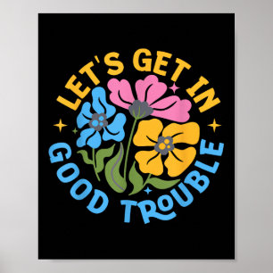 Laten krijgen in goede noodzakelijke problemen vro poster