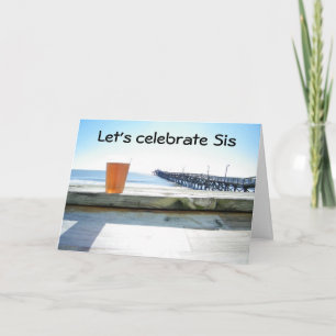 "LATEN PARTIJSISTER" BIRTHDAY WISHEERT KAART