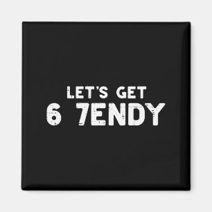 Laten we 6 7 Endy 67 Kostuum Meme Zes Zeven Kinder Magneet