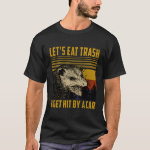 Laten we afval eten en worden aangereden door een t-shirt