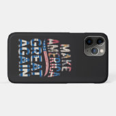 Laten we Amerika weer groot maken Case-Mate iPhone Case (Achterkant (horizontaal))