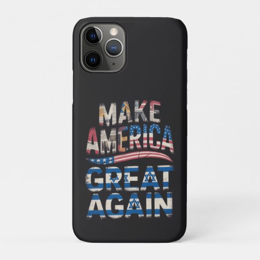 Laten we Amerika weer groot maken Case-Mate iPhone Case (Achterkant)