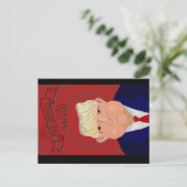 Laten we Amerika weer stommeren Briefkaart (Staand voorkant)