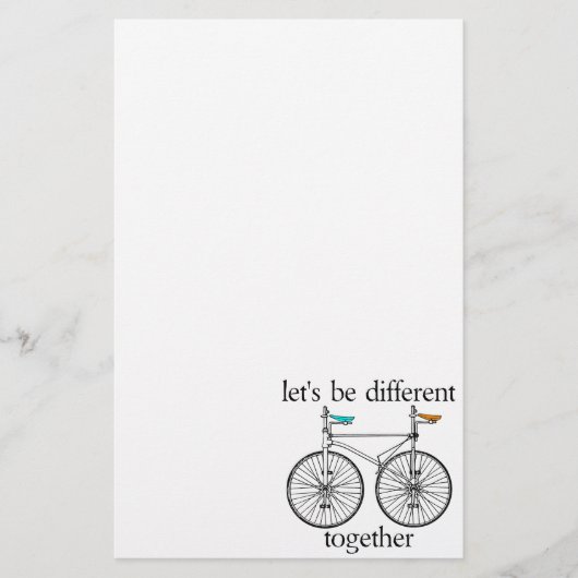 Laten we anders samen zijn briefpapier (Voorkant)