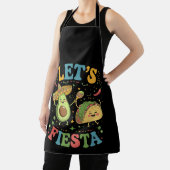 Laten we Avocado en Tacos Cinco De Mayo Vieren Schort (Insitu)