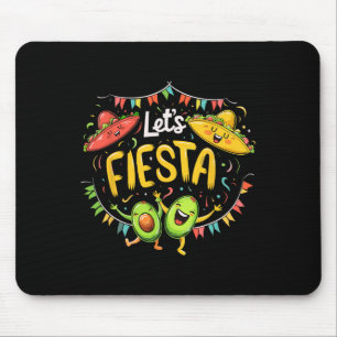 Laten we Avocado Fiesta en Tacos Sombrero Cinco De Muismat
