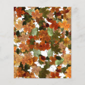 Laten we Bedankt   Thanksgiving eten Flyer (Achterkant)