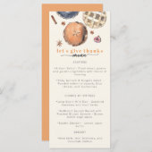 Laten we Bedankt Waterverf Thanksgiving menu (Voorkant / Achterkant)