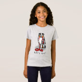 Laten we beginnen! Australian Shepherd (blauwe mer T-shirt (Voorkant volledig)