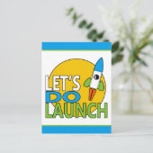 Laten we beginnen briefkaart (Staand voorkant)