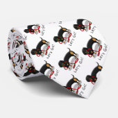 Laten we beginnen! Dachshund (zwart en tan) Funny  Stropdas (Opgerold)